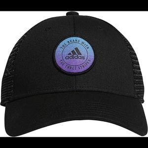 Adidas Women's Notion Cap Hat - Black, Active Purple, Shock Cyan